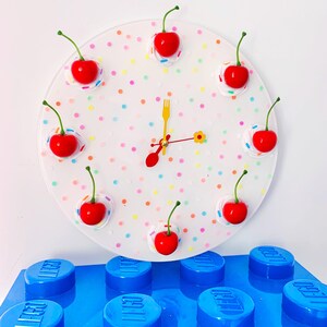 Fake Cake Wall Clock, Resin Food Art