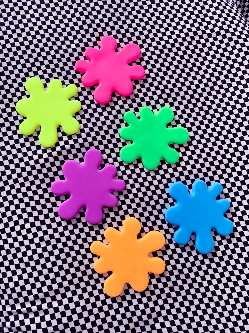 Splat Resin Wall Art - Splash Resin Coaster