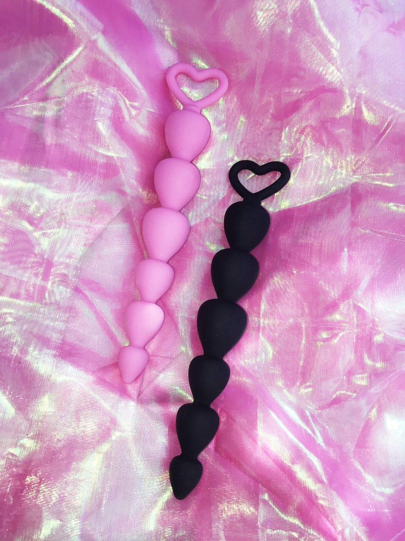 Super Soft Silicone Anal Plug With Heart Shaped Head