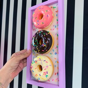 Sprinkle Donut Wall Art - Pop Art Sculpture