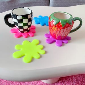 Splat Resin Wall Art - Splash Resin Coaster