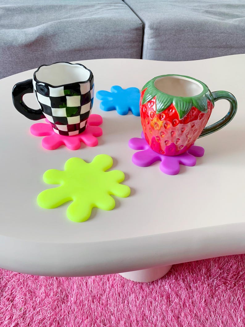 Splat Resin Wall Art - Splash Resin Coaster