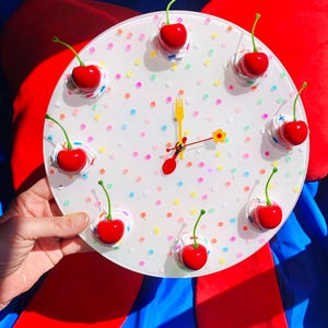 Fake Cake Wall Clock, Resin Food Art