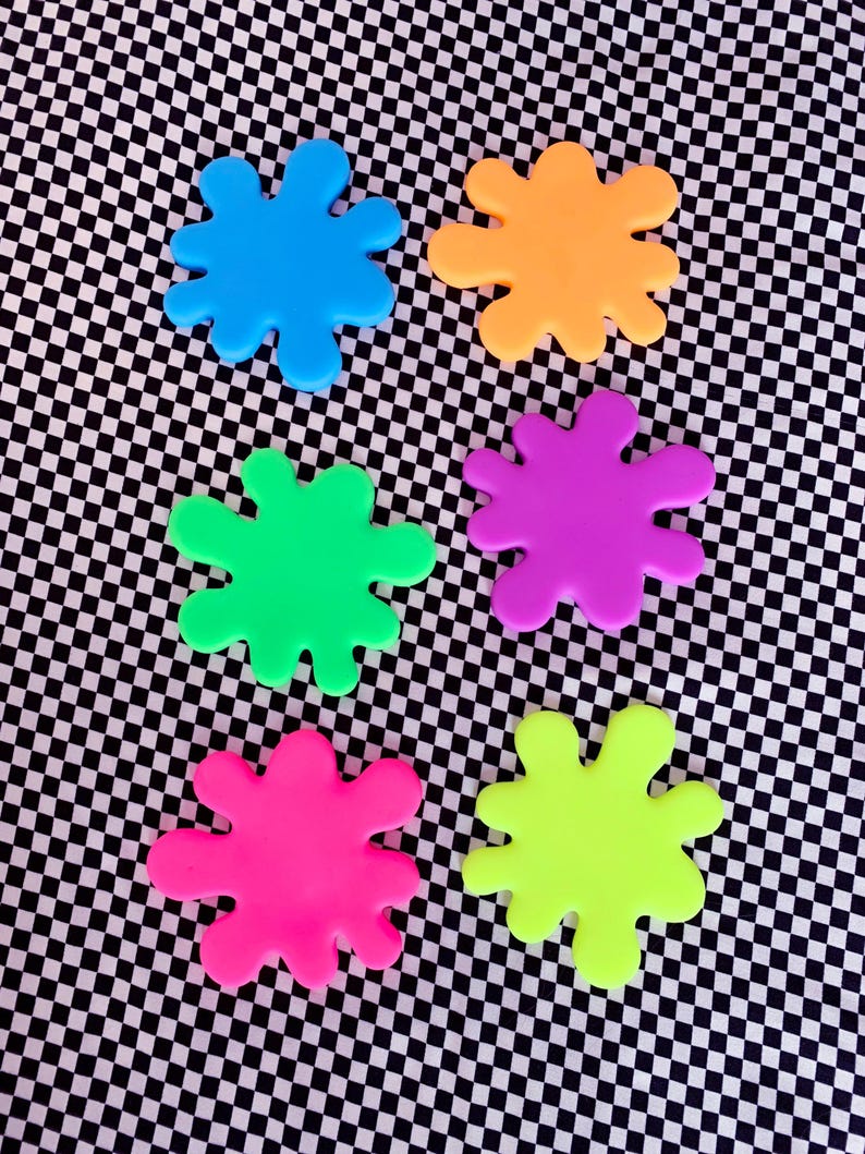 Splat Resin Wall Art - Splash Resin Coaster