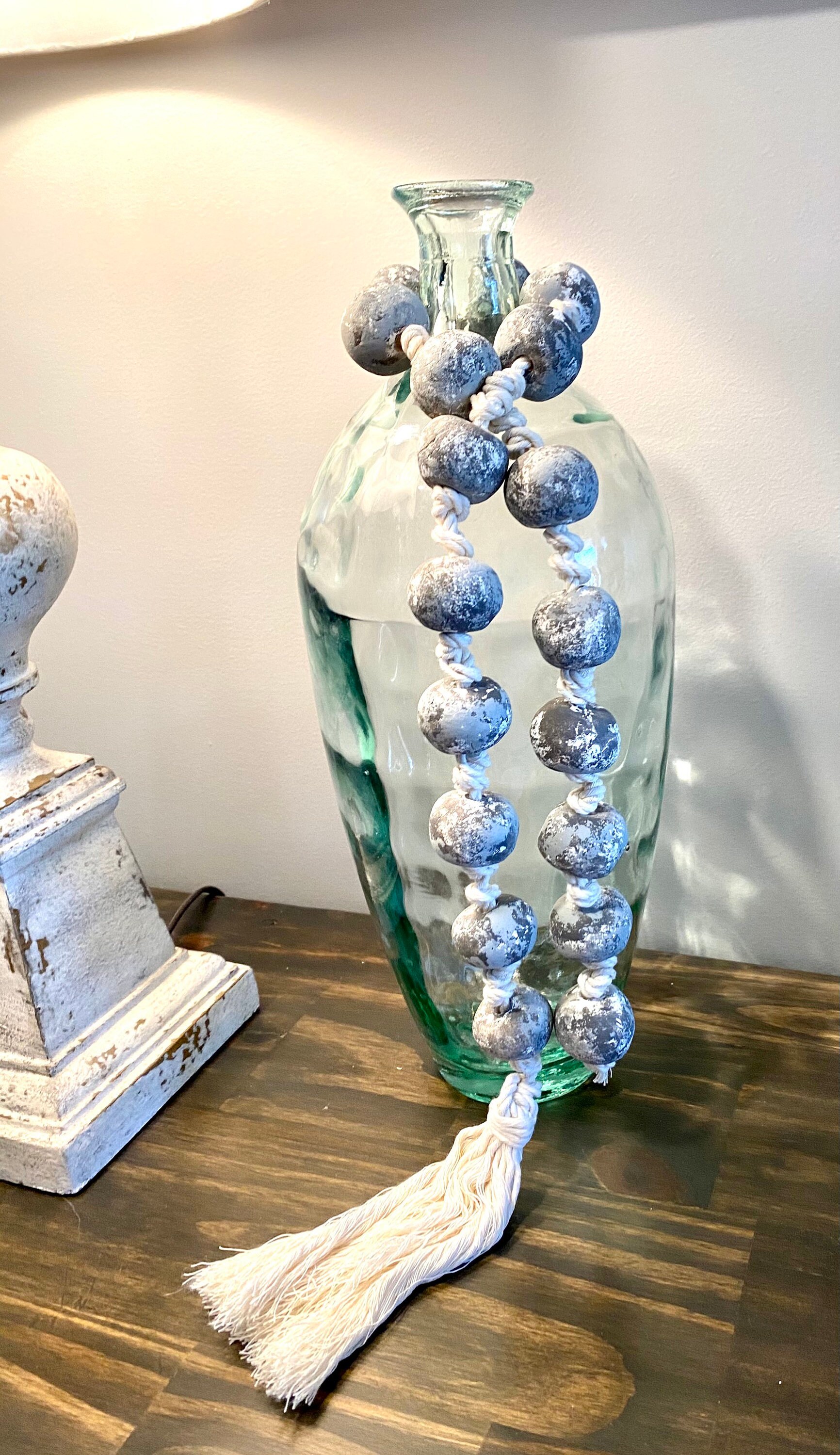 Bead Garland Pottery Barn Inspired Etsy
