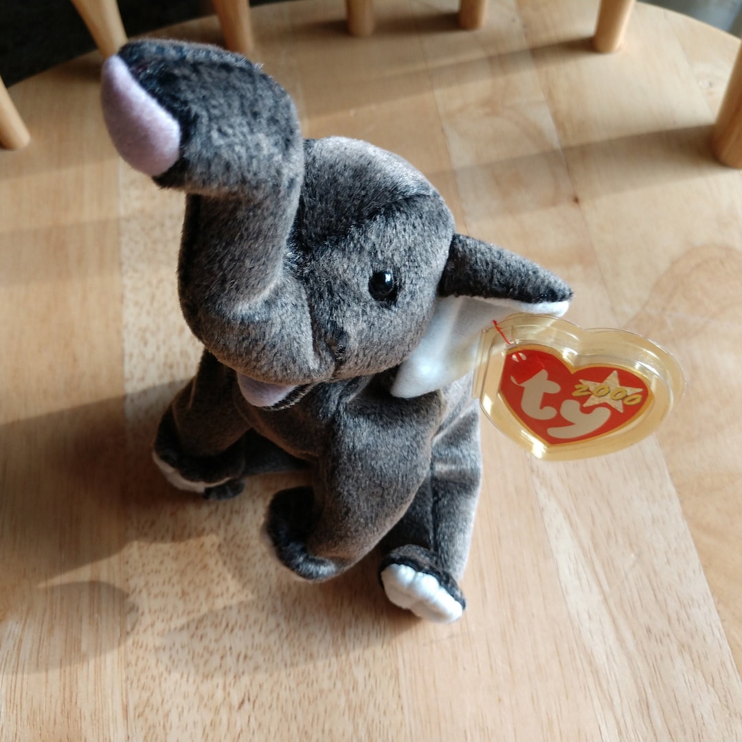 Trumpet the Elephant 2000 Ty Beanie Baby Brand New W/ Etsy