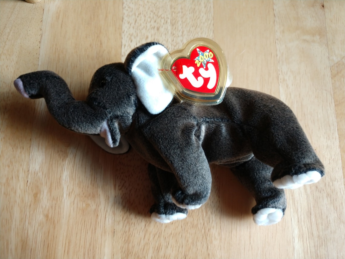 Trumpet the Elephant 2000 Ty Beanie Baby Brand New W/ Etsy