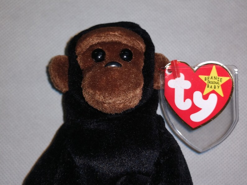Congo the Gorilla 1996 Ty Beanie Baby Brand New W/ Heart Protector - Etsy