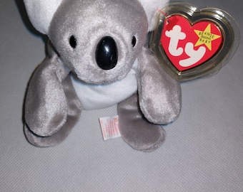 Mel der Koala-Bär 1996 Ty Beanie Baby ! Brandneue w / Herz-Protektor !