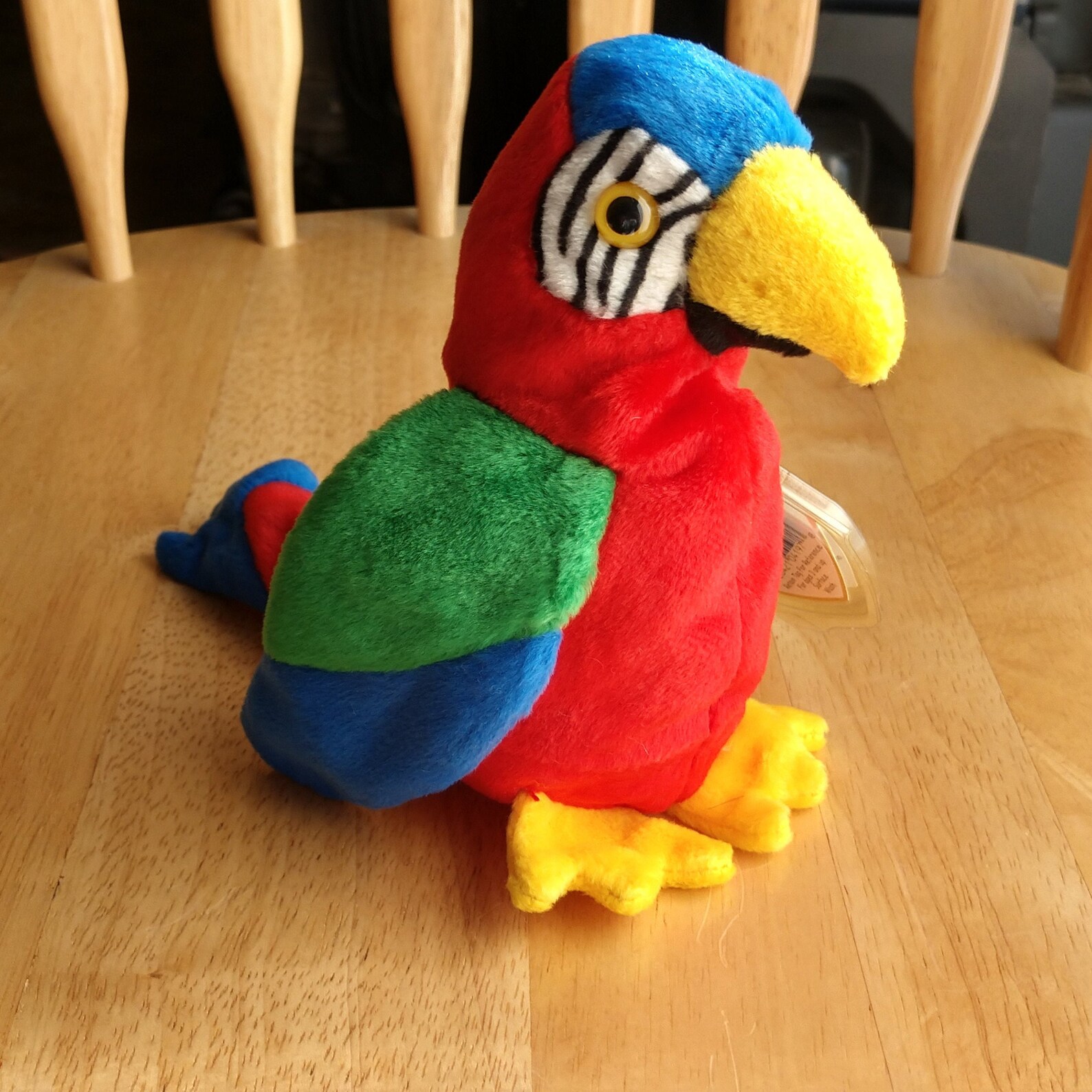 Jabber the Parrot 1998 Ty Beanie Baby Brand New W/ Heart Etsy