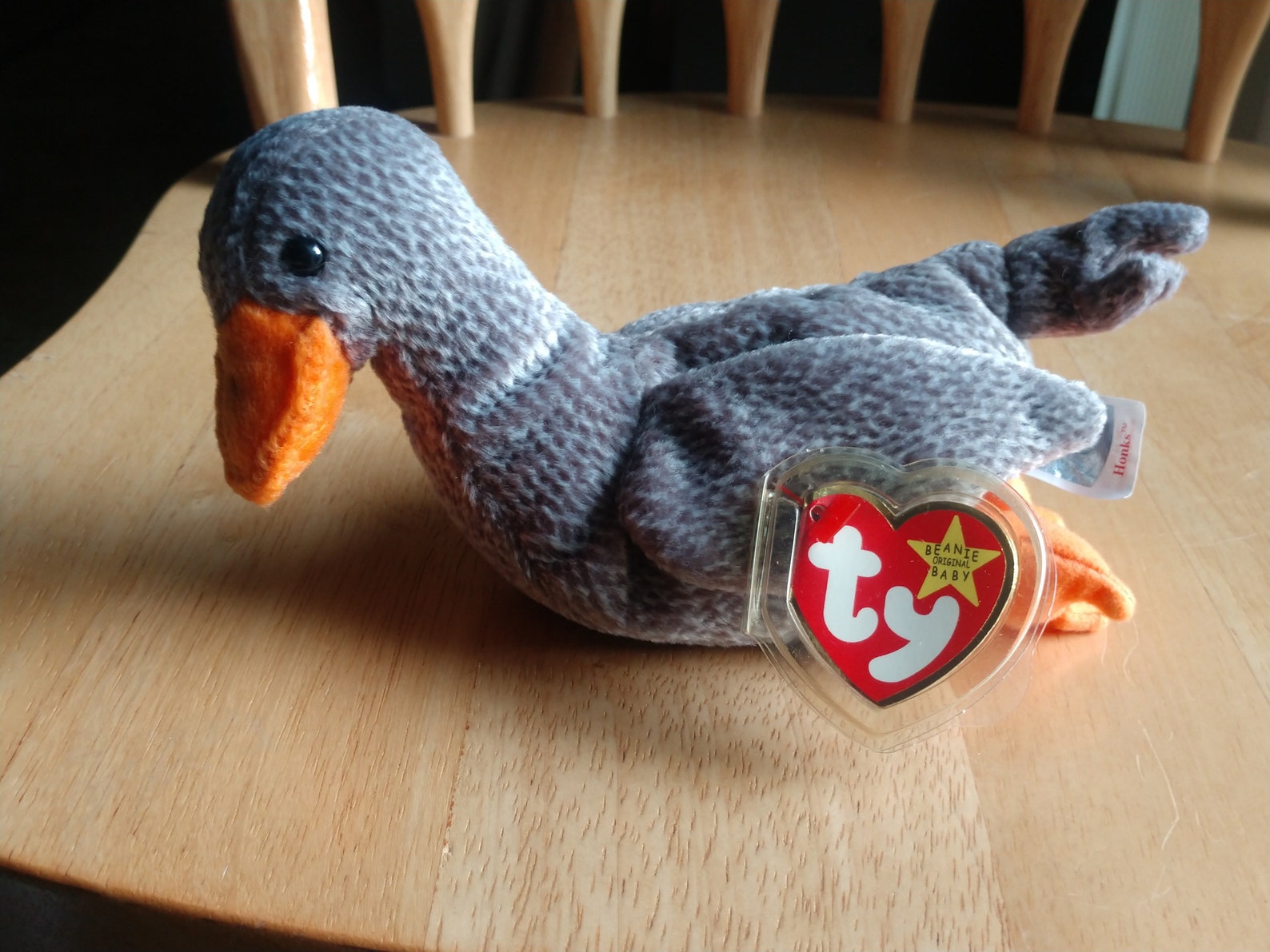 Honks the Goose 1999 Ty Beanie Baby Brand New W/ Heart Protector - Etsy