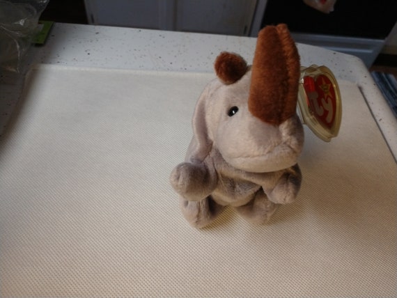 spike the rhino beanie baby 1996