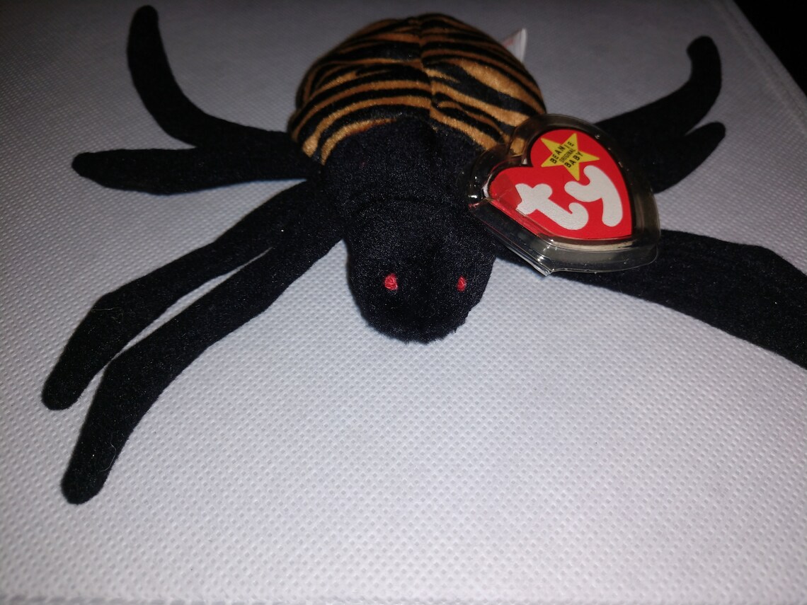 Spinner the Spider 1996 Ty Beanie Baby Brand New W/ Heart - Etsy