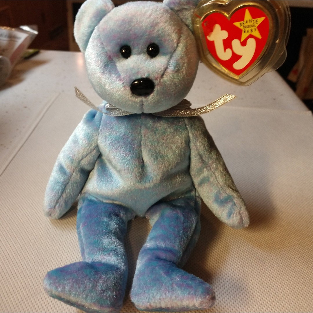 Clubby II the Platinum Bear 1999 Ty Beanie Baby Brand New W