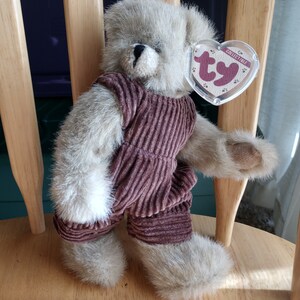 Abby the Bear ~ 1993 Ty Attic Treasures Collection ! Brand New w/ Heart Protector !!