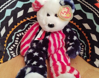 Spangle (14") ~ 1999 Ty Beanie Buddy ! Brand New w/ Heart Protector !!