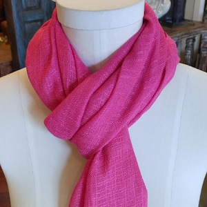 Monogram 2.0 Shawl In Hot Pink – RAFFIDA