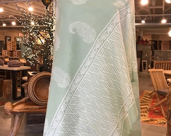 Light Green Cotton Sarong