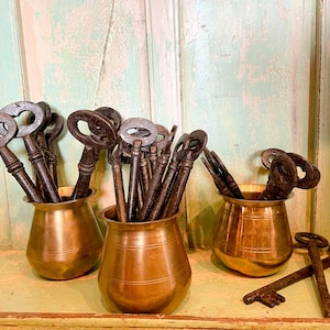 Set of 3 Iron, Antique Inspired Keys