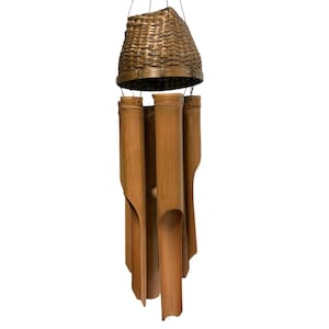 Basket Top Bamboo Wind Chime