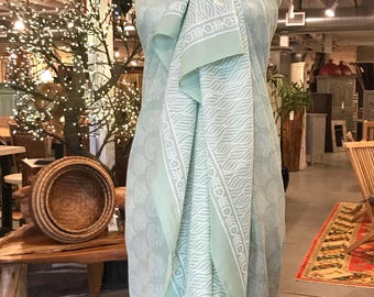 Light Green Cotton Sarong