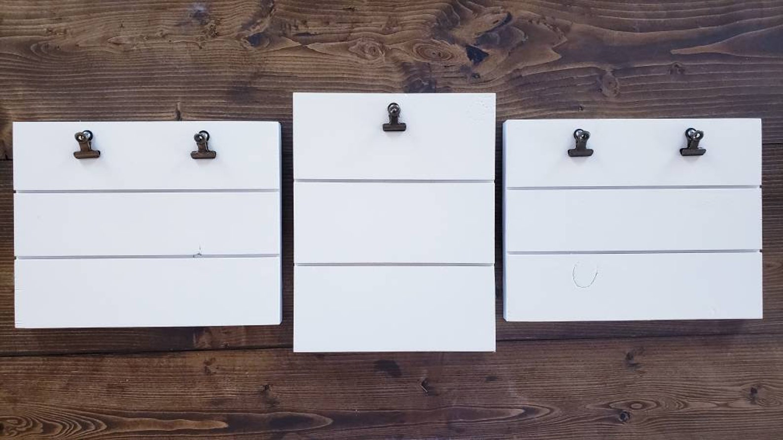 Shiplap Style Rustic Clip Frames 8x10/5x7/4x6 Photo Wall Etsy