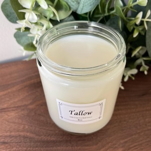Tallow, Pure Tallow, Grass-Fed Beef Tallow, Organic, Unscented, Cooking Tallow, Candlemaking, Soap Tallow, balm, Sold Separately