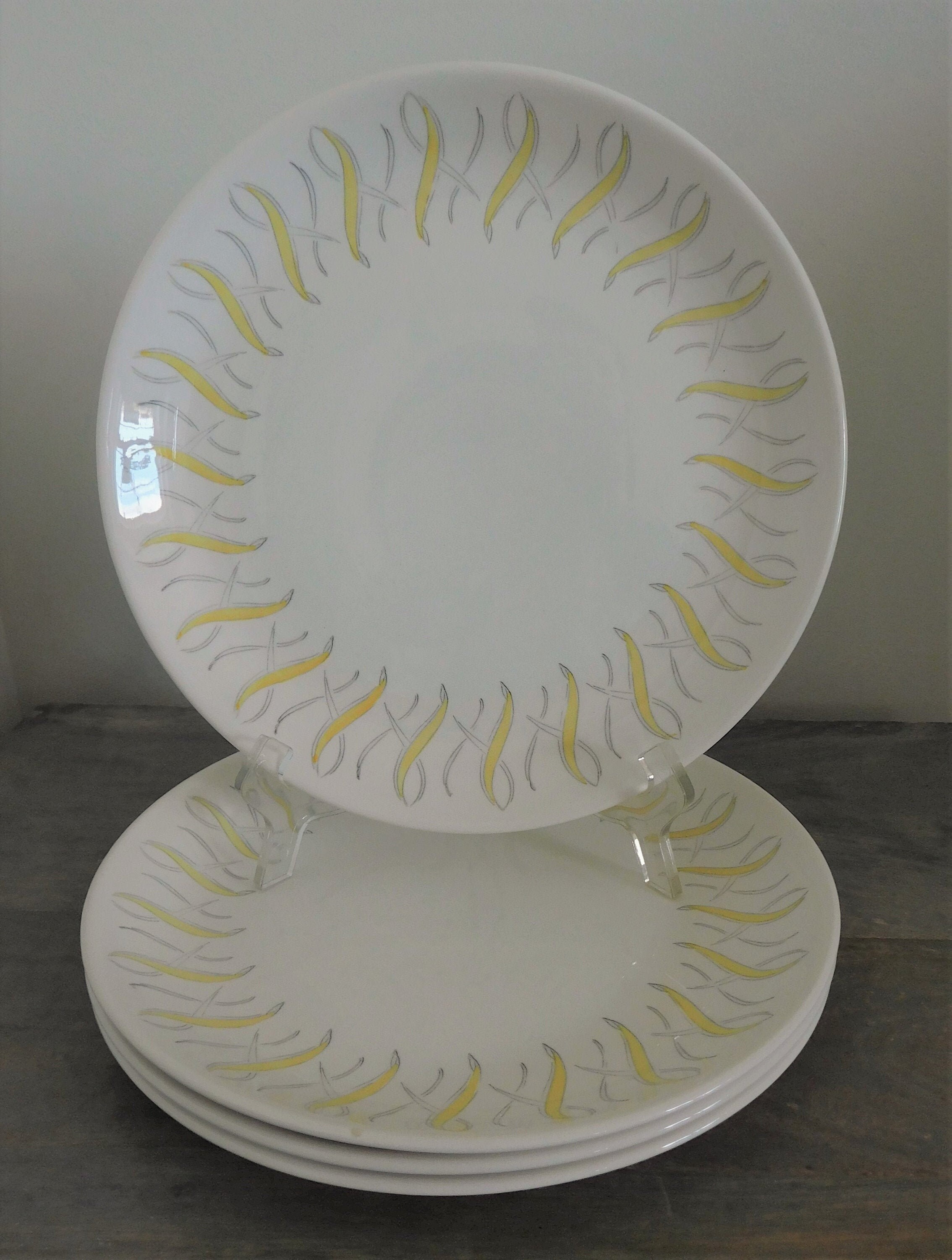 BILTONS ENGLAND Ironstone Mid Century Set of 4 Dinner Plates Etsy