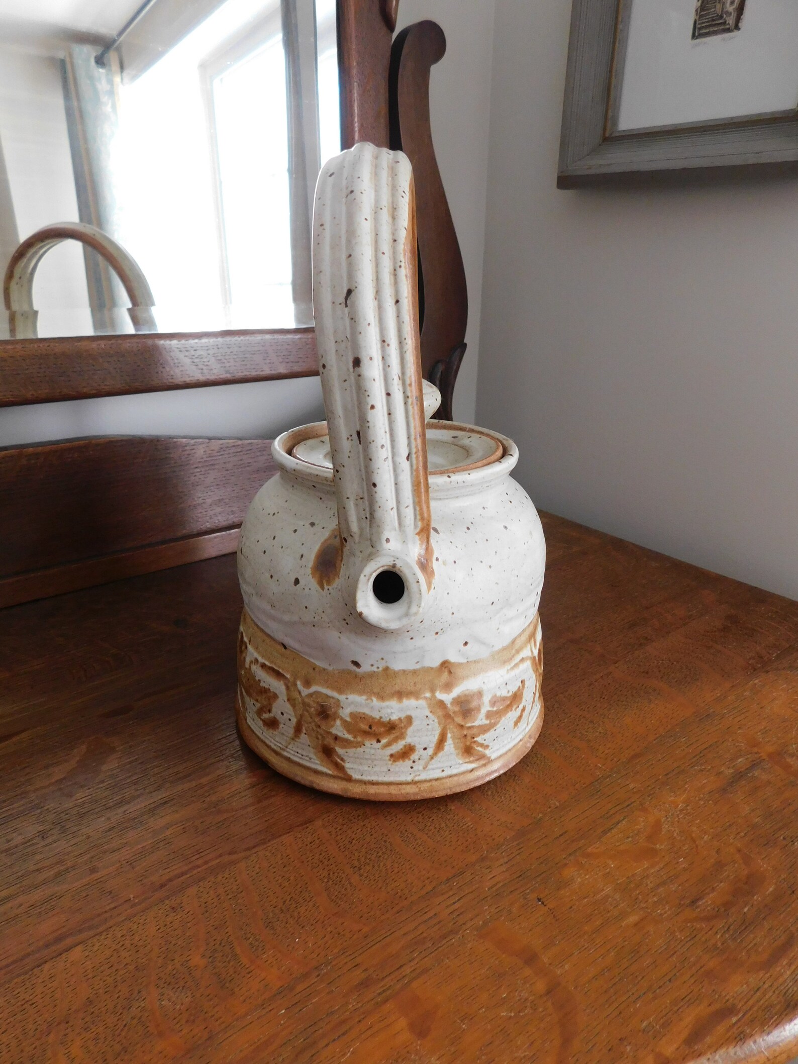 Canadian Studio Art Pottery by Donn Zver Teapot and Lid Etsy