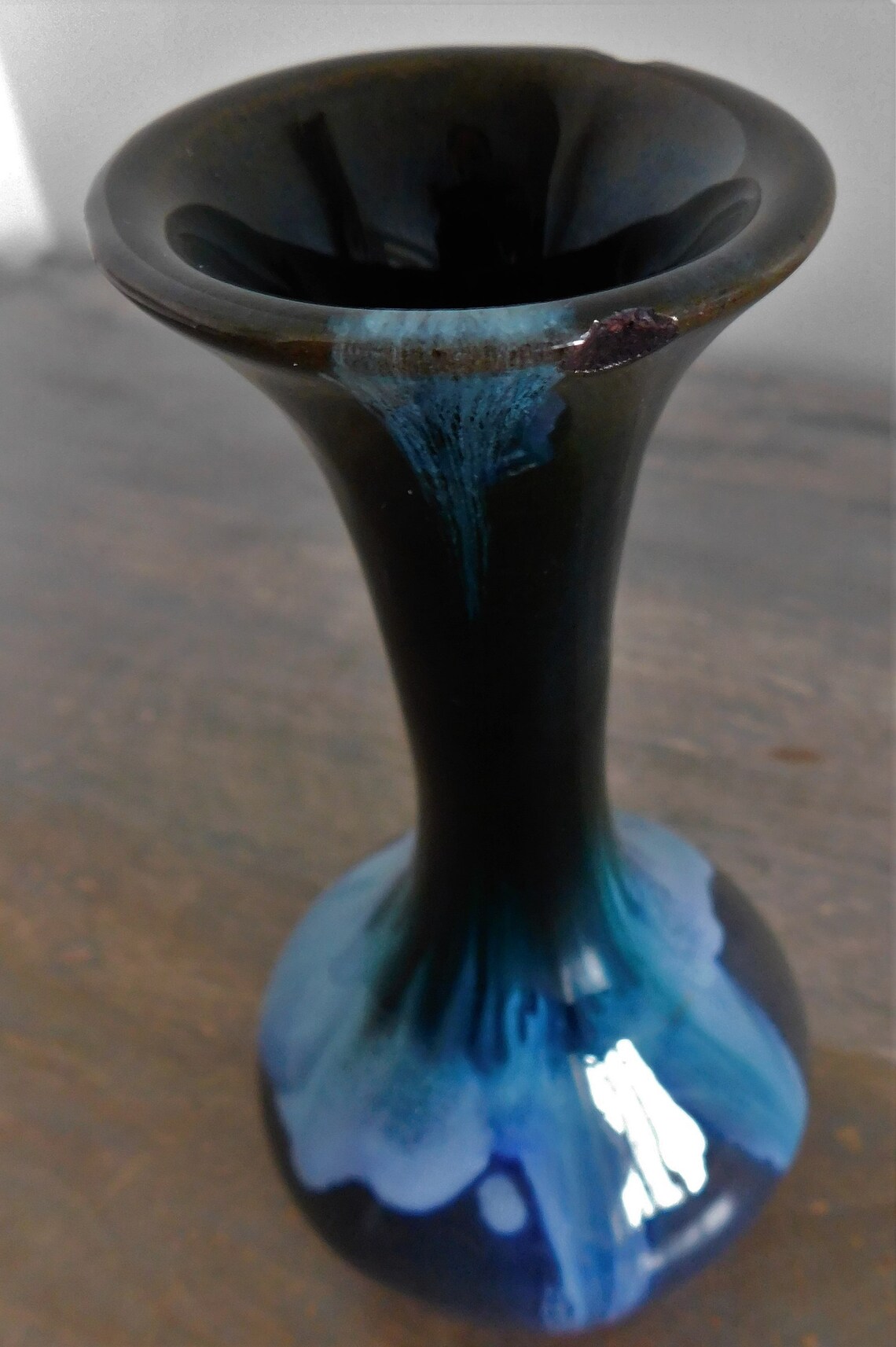 Blue Mountain Pottery Canada Vase Mid Century MisGlaze Etsy