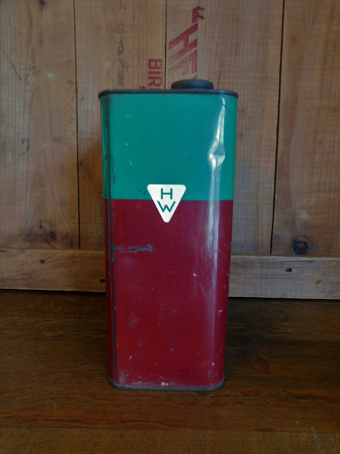 Vintage Mid Century HEINWERNER Corp. Hydraulic Jack Oil Tin Etsy