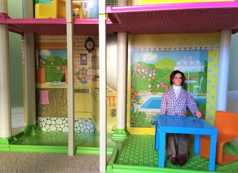 Vintage 1970's Barbie Townhouse All Three Barbie Dolls | Etsy