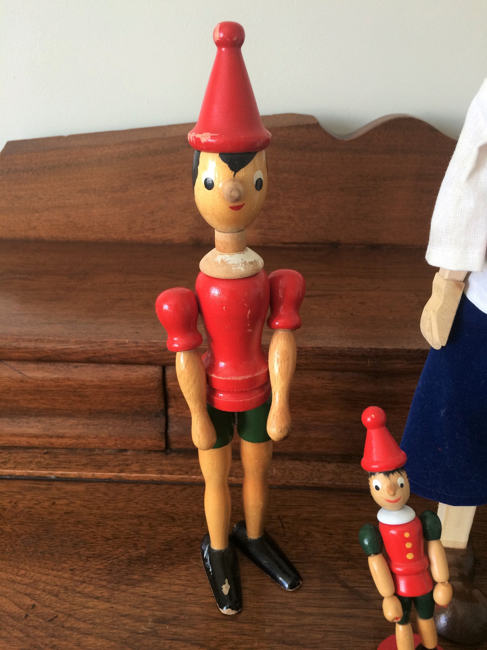 Vintage Wooden Pinocchio Figurines Dolls and Puppets Hand | Etsy