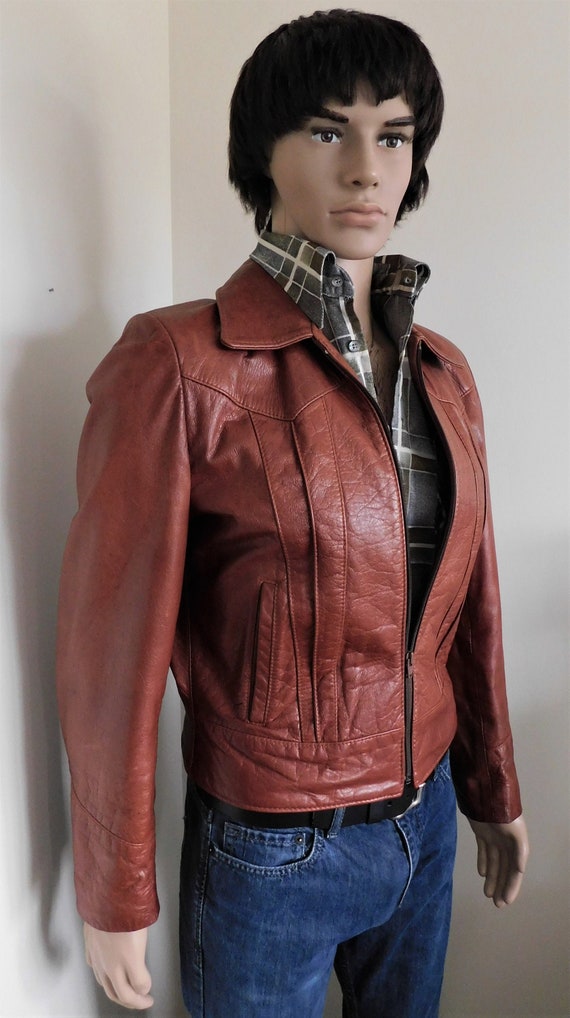Vintage Men's Leather Jacket by Neto - Retro Colle