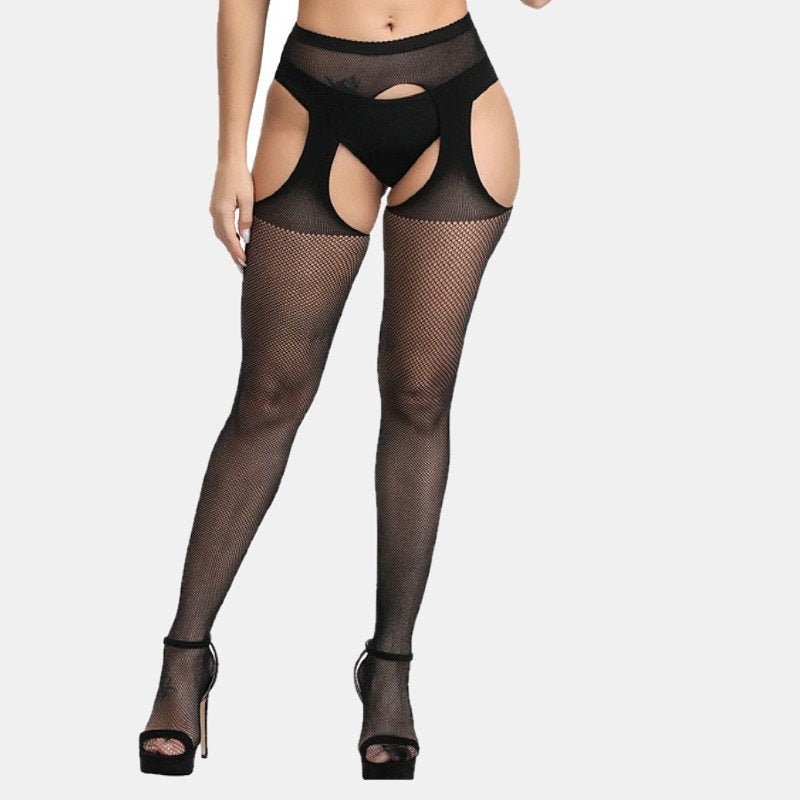 Fishnet Stockings With Built in 