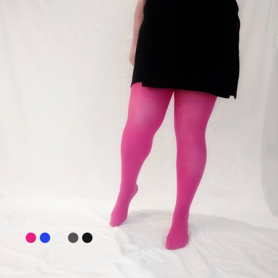 Plus Size Opaque Tights Plus Size Clothing Tights for Women Etsy