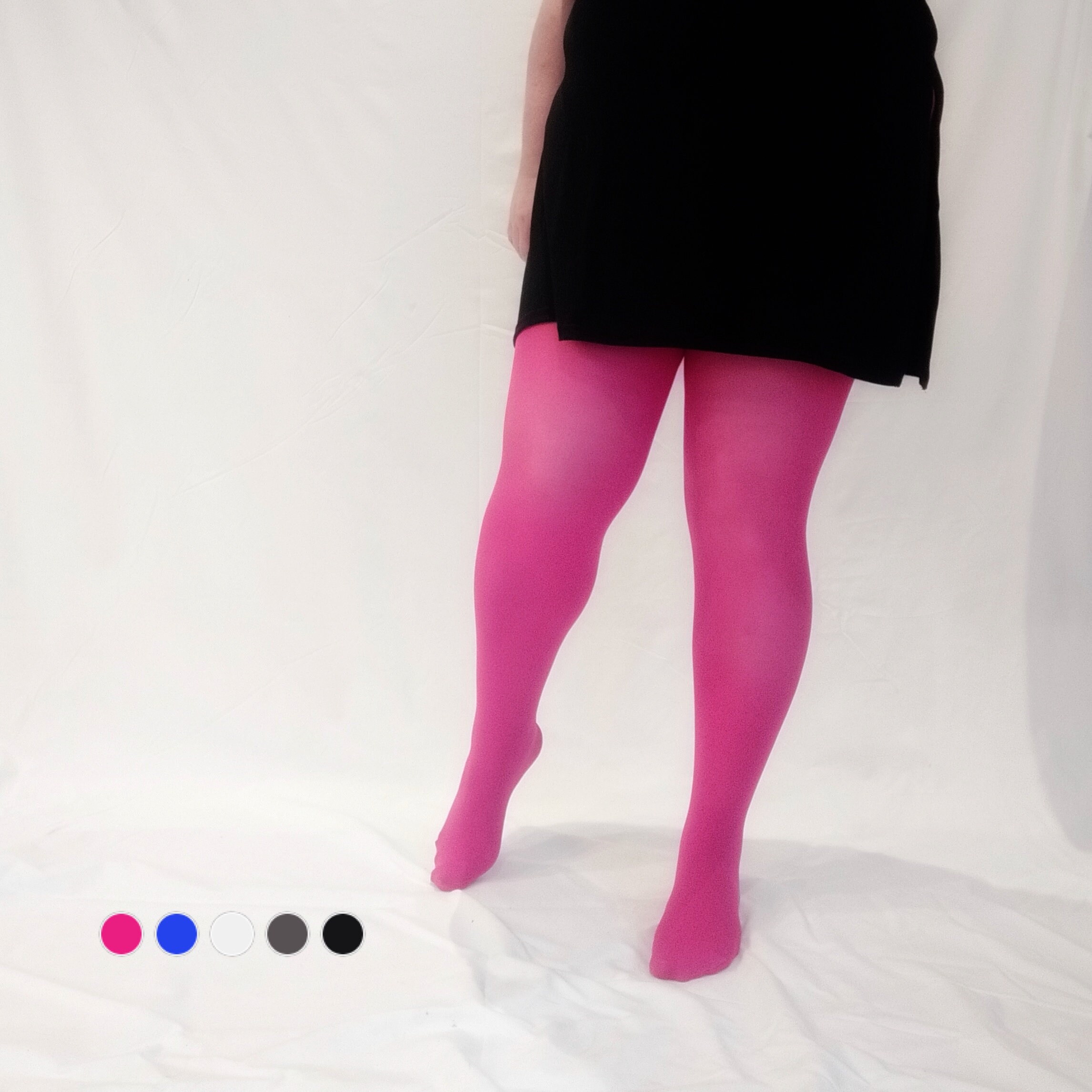 women's plus size opaque tights