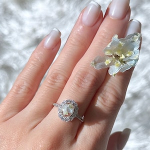 Custom Preserved Flower Ring, Wedding Flower Jewelry, Wedding Bouquet Preservation  Preserved Flower Jewellery, Unique Bridal Gifts Keepsake