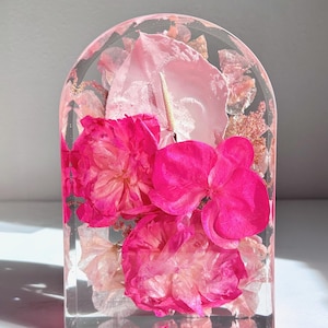 Custom Arch Wedding Bouquet Preservation, Resin Flower Preservation, Wedding Keepsake Art, Bridal Gift, Preserved Flowers in Resin Arch