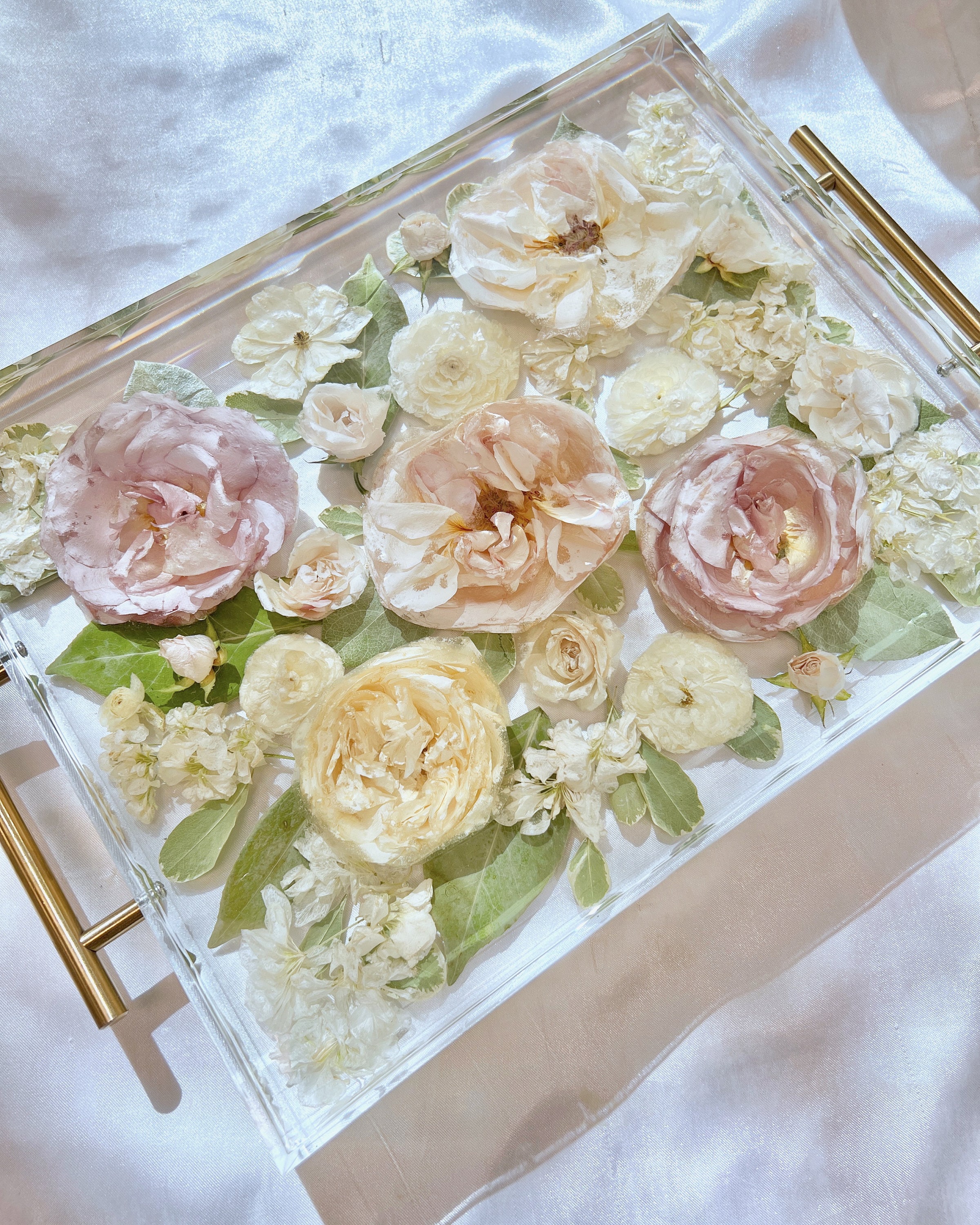 Custom Wedding Bouquet Preservation Tray Resin Flower Tray Etsy