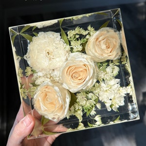 Wedding Bouquet Preservation Wedding Flower Preservation, Flower Preservation, Bouquet Preservation, Preserve Wedding Bouquet in Resin image 1