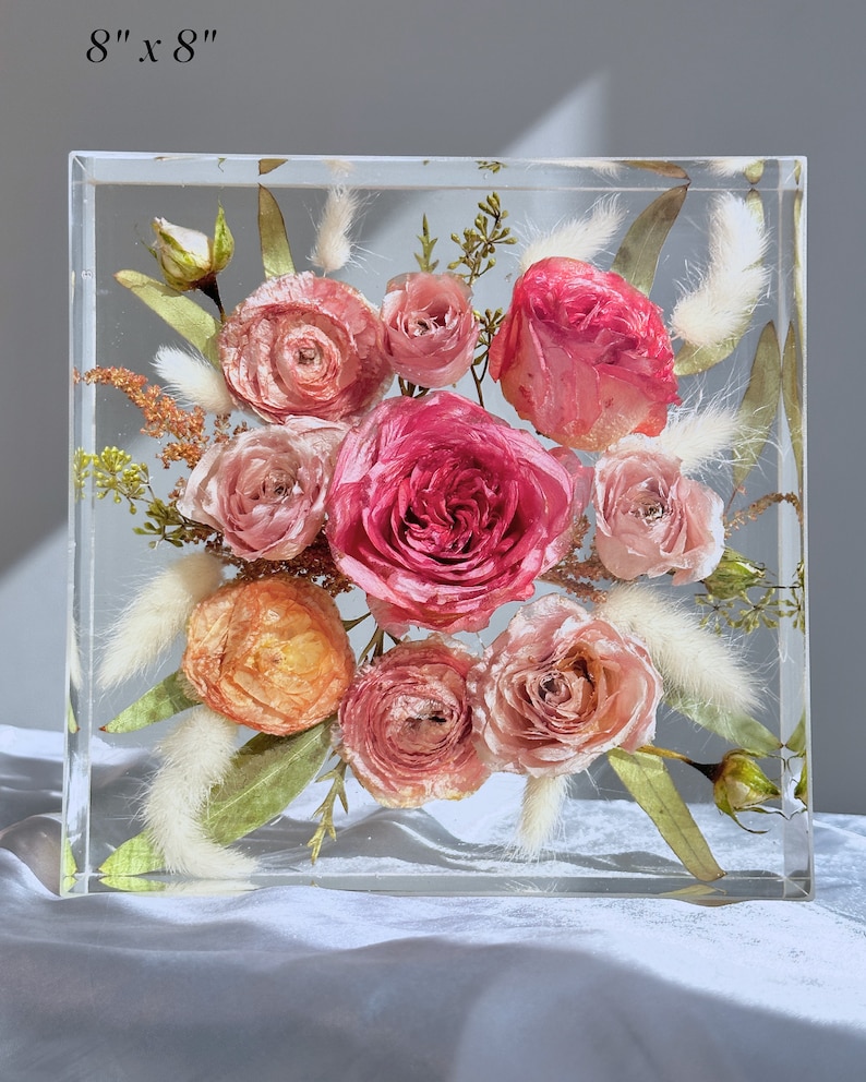 Wedding Bouquet Preservation Wedding Flower Preservation, Flower Preservation, Bouquet Preservation, Preserve Wedding Bouquet in Resin image 7