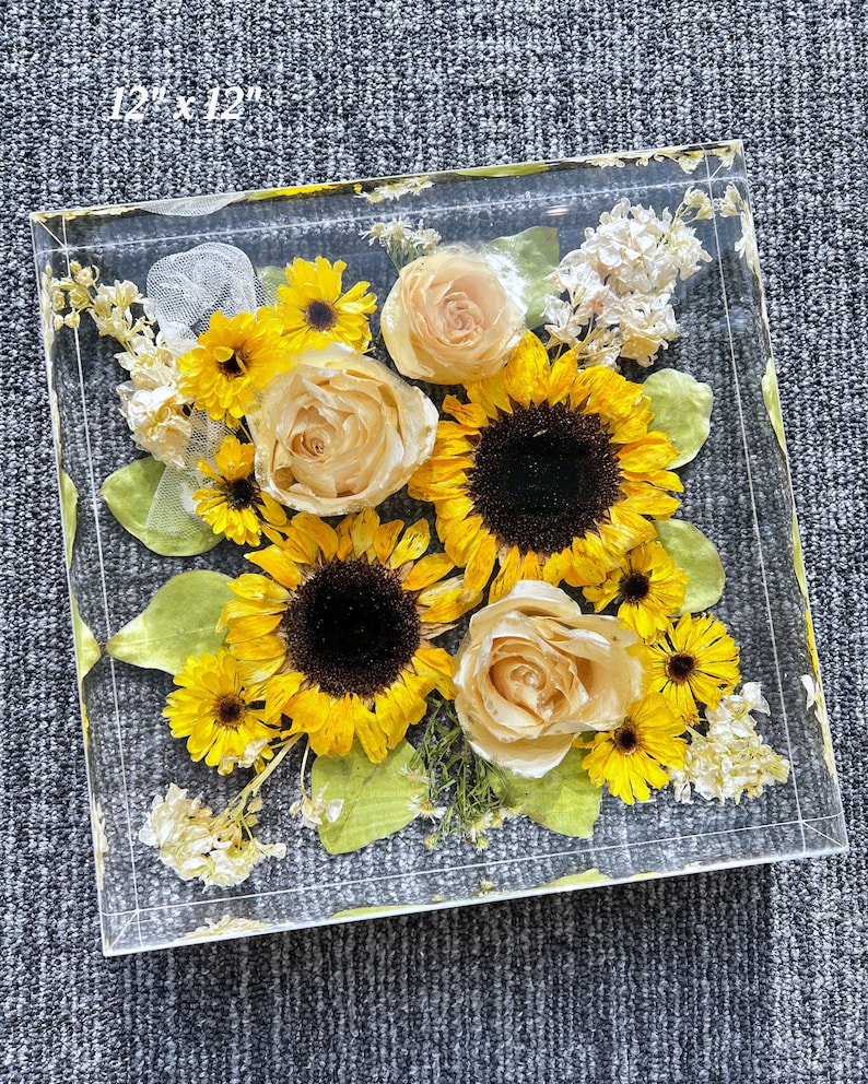 Wedding Bouquet Preservation Wedding Flower Preservation, Flower Preservation, Bouquet Preservation, Preserve Wedding Bouquet in Resin image 4