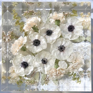 Wedding Bouquet Preservation Wedding Flower Preservation, Flower Preservation, Bouquet Preservation, Preserve Wedding Bouquet in Resin image 5