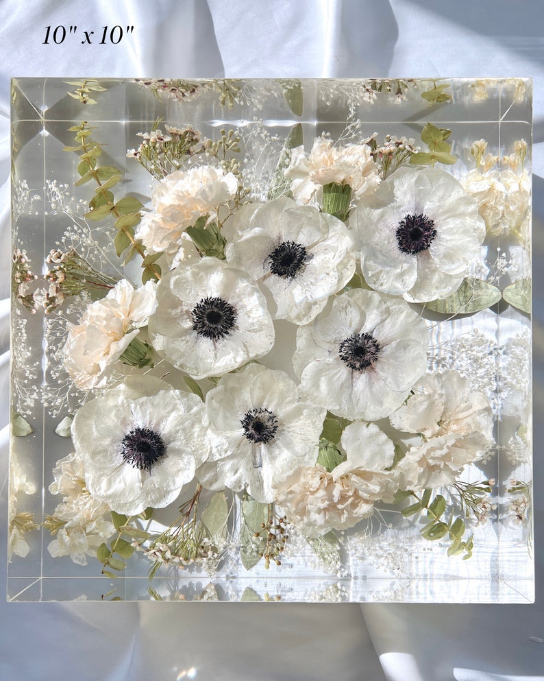 Wedding Bouquet Preservation Wedding Flower Preservation, Flower Preservation, Bouquet Preservation, Preserve Wedding Bouquet in Resin image 5