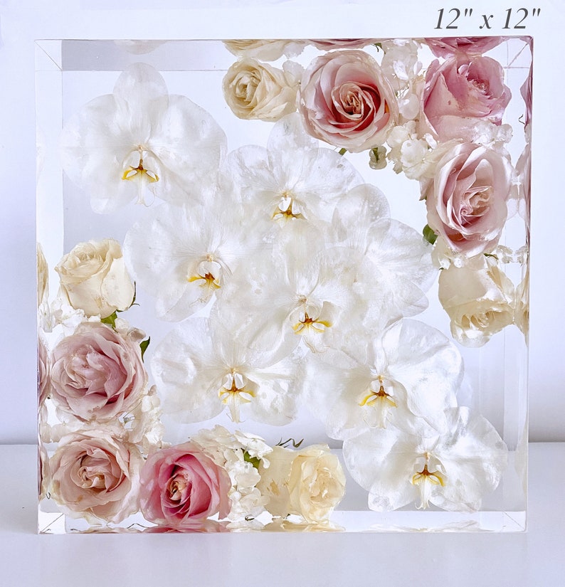 Wedding Bouquet Preservation Wedding Flower Preservation, Flower Preservation, Bouquet Preservation, Preserve Wedding Bouquet in Resin image 8