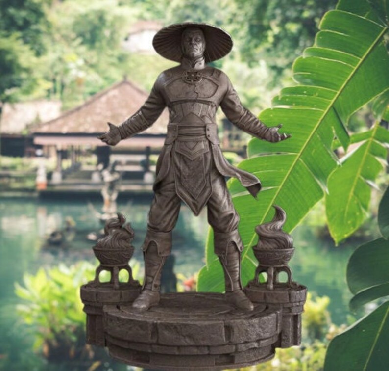 Mortal Kombat Raiden Statue STL Etsy