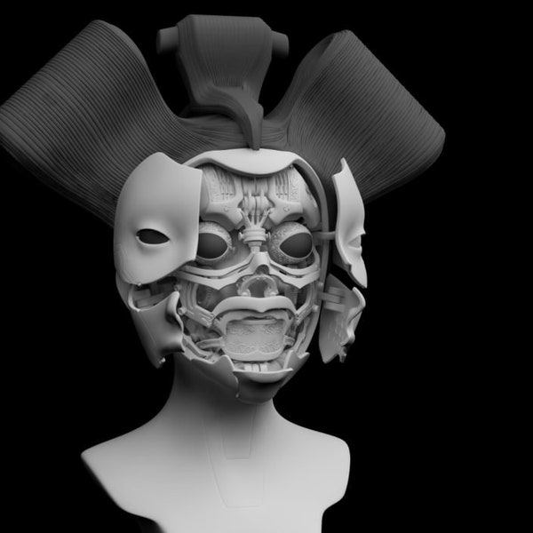 gost in the shell geisha edition STL file