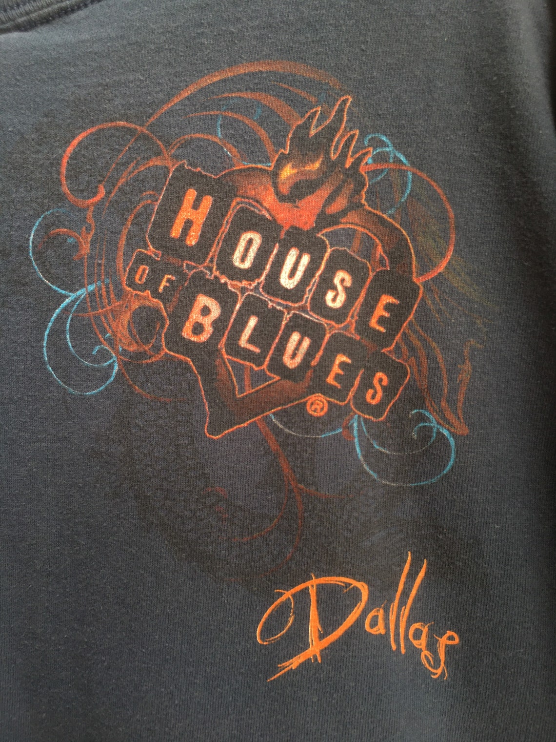 Tshirt surimprimé house of Blues Dallas Etsy