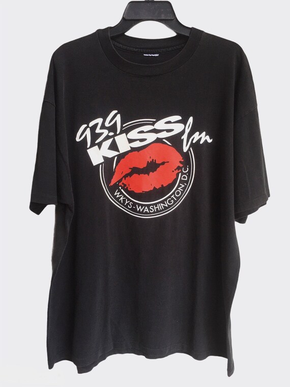 Vintage 90s Kiss FM washington dc t-shirt